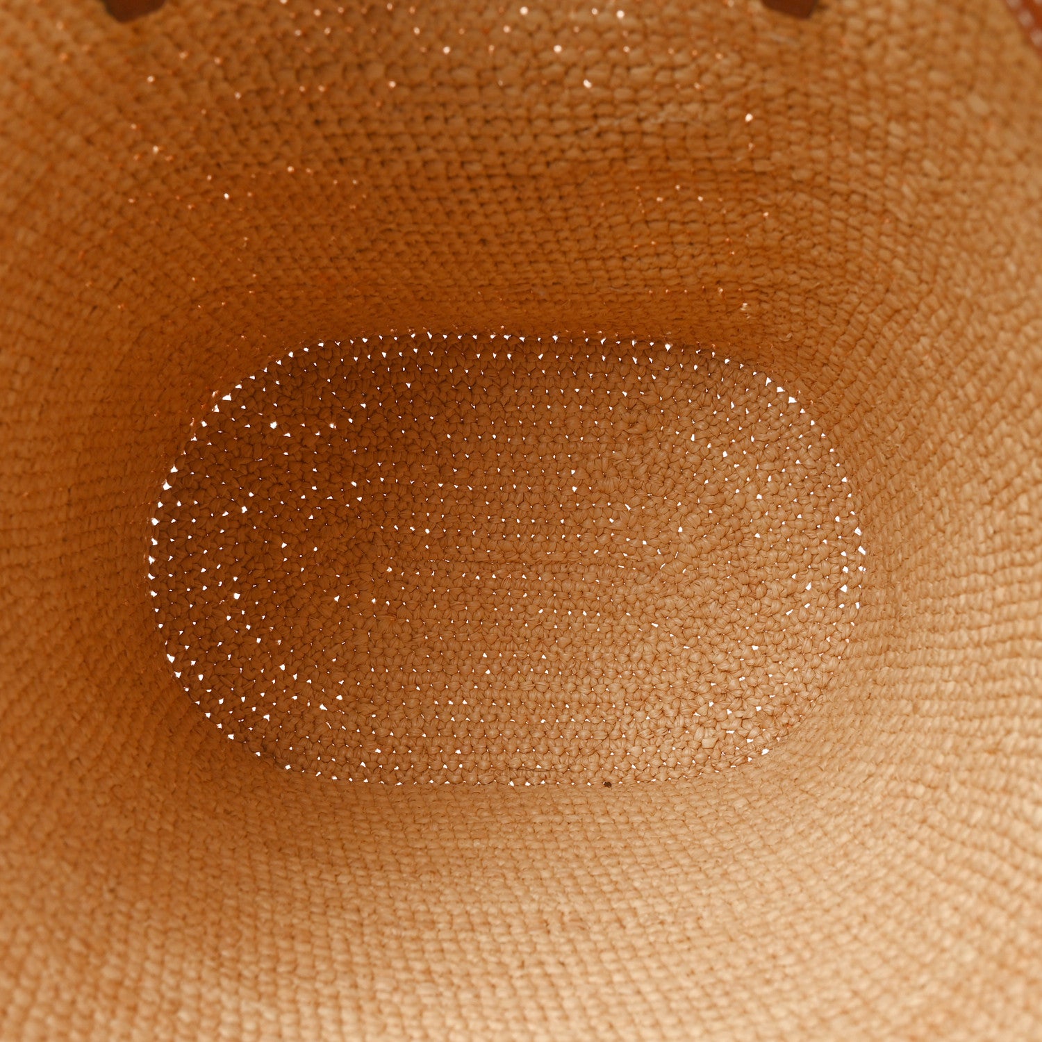 Celine Raffia Calfskin Triomphe Teen Panier Tan 6 of 12
