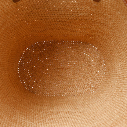 Celine Raffia Calfskin Triomphe Teen Panier Tan 6 of 12