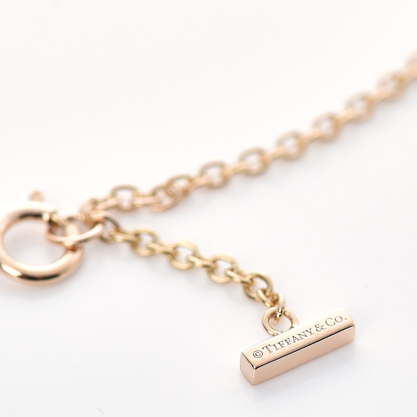 18K Rose Gold T Smile Bracelet