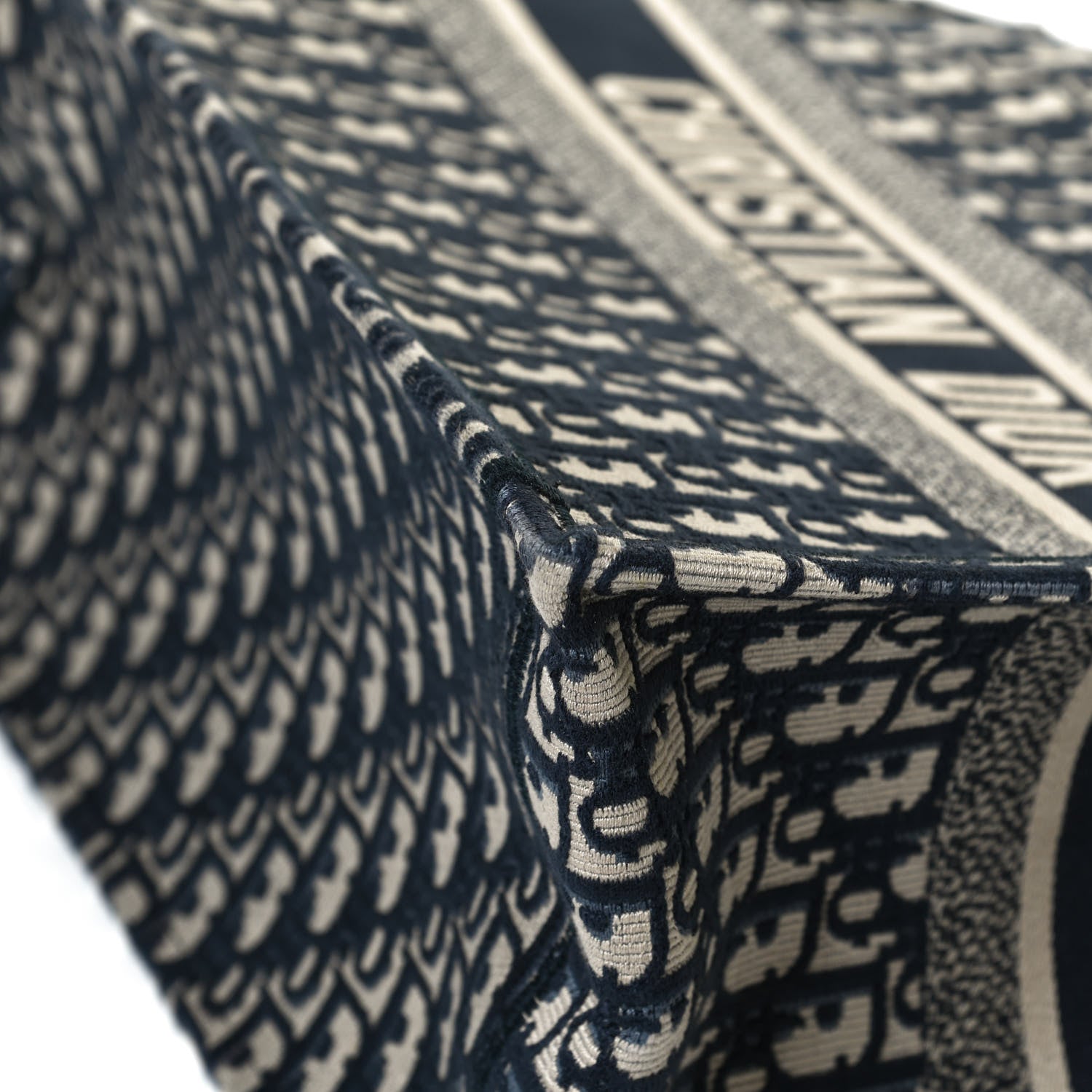 Christian Dior Oblique Medium Book Tote Blue Multicolor 10 of 13