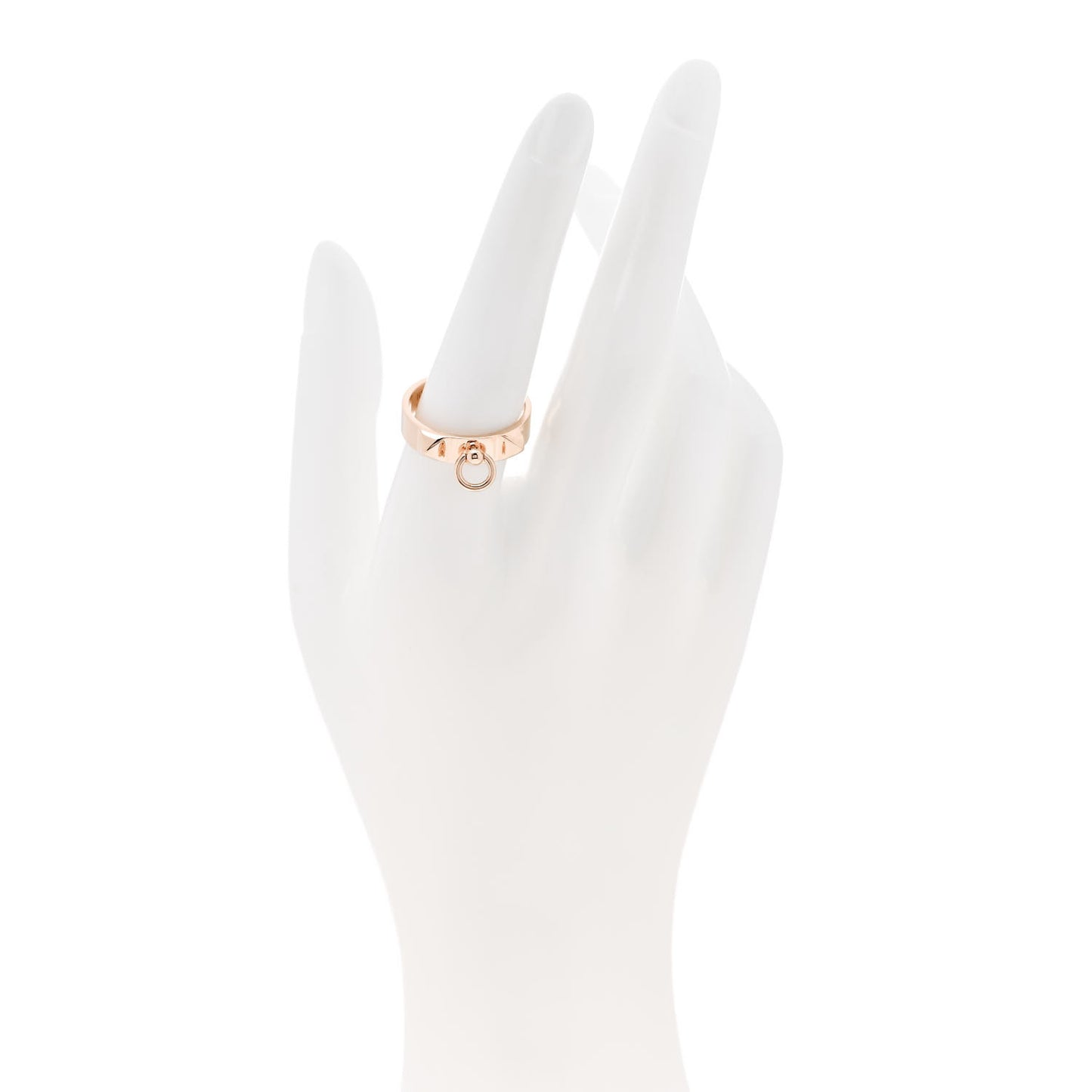 18K Rose Gold PM Collier De Chien Ring 57 8