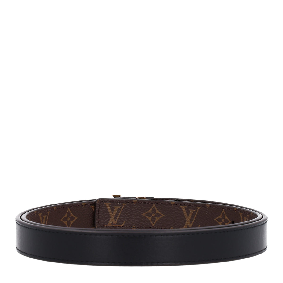 Calfskin Monogram 20mm LV Iconic Reversible Belt 85 34 Black