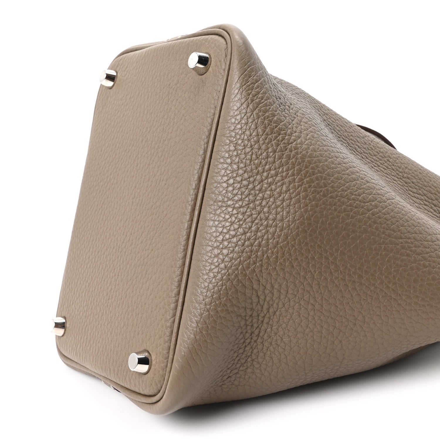 Hermes Taurillon Clemence Picotin Lock 18 PM Etoupe 9 of 10