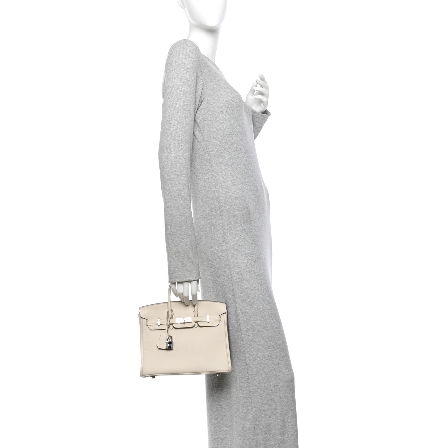 Hermes Togo Birkin 25 Craie 2 of 10