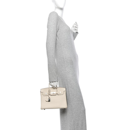 Hermes Togo Birkin 25 Craie 2 of 10