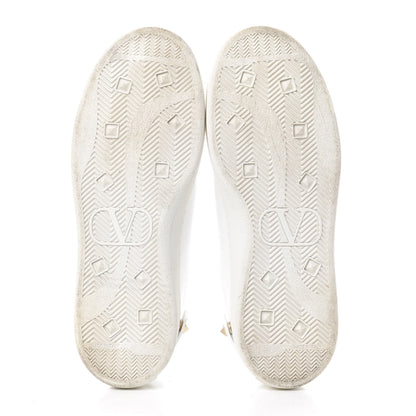 Valentino Garavani Calfskin Womens Backnet Sneakers 37.5 White 6 of 10