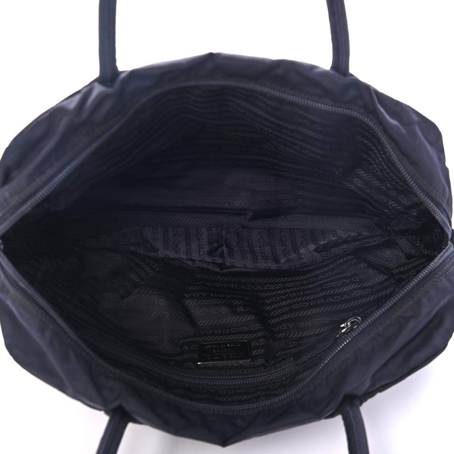 Prada Tessuto Nylon Bowler Black 4 of 4