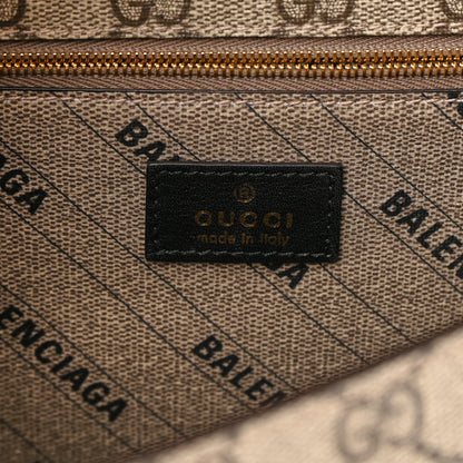 Balenciaga X GUCCI GG Supreme Monogram Medium Hourglass Top Handle Bag Beige Ebony 6 of 16