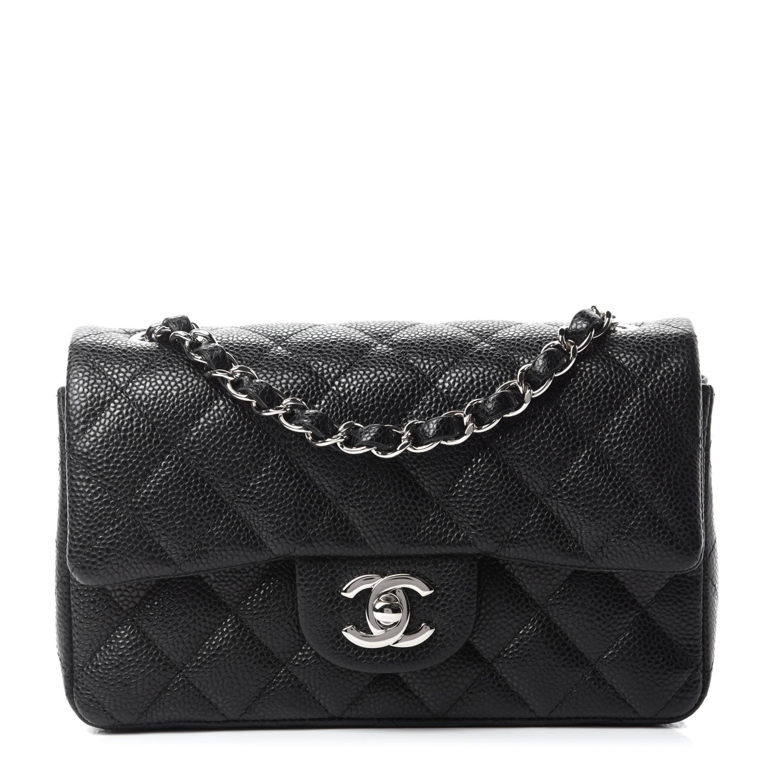 Chanel Caviar Quilted Mini Rectangular Flap Black 1 of 12