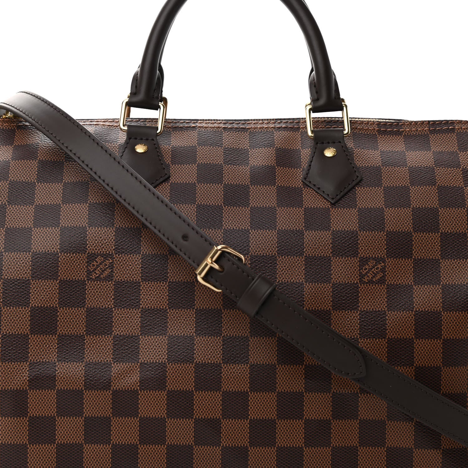 Louis Vuitton Damier Ebene Speedy Bandouliere 35 7 of 10