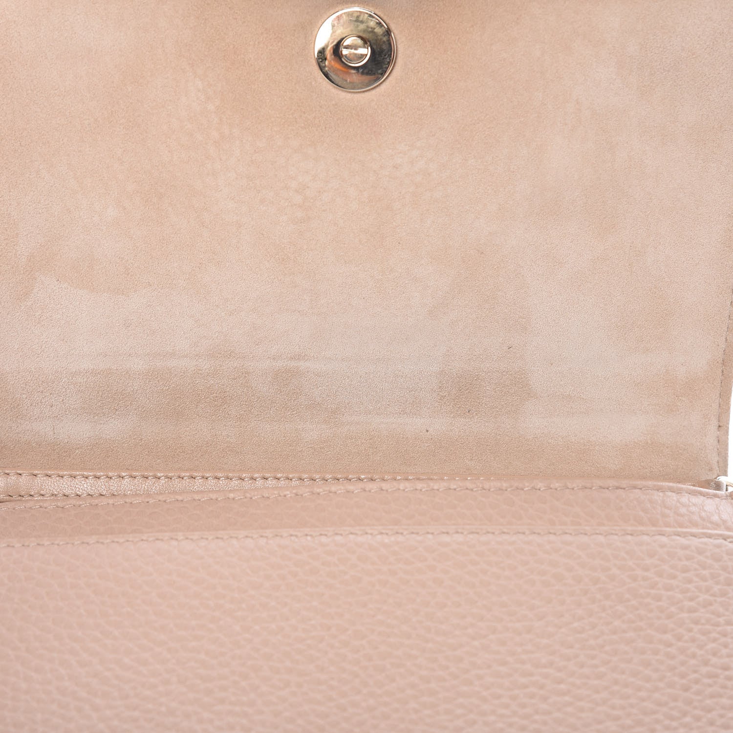 Christian Dior Grained Calfskin Diorama Wallet on Chain Pouch Nude 10 of 17