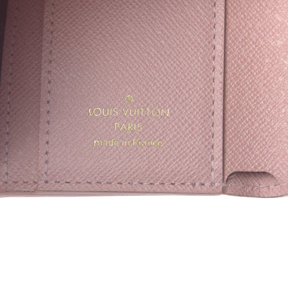 Louis Vuitton Damier Azur Studded Zoe Wallet Rose Ballerine 6 of 6