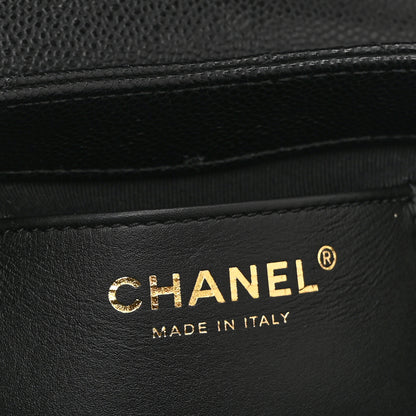 Chanel Caviar Quilted Mini Messenger Flap Black 6 of 10