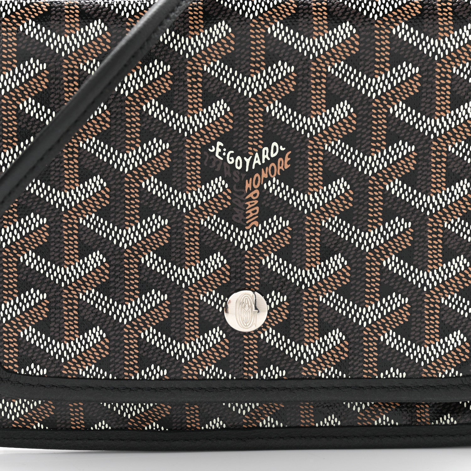 Goyard Goyardine Plumet Wallet Clutch Black 7 of 9