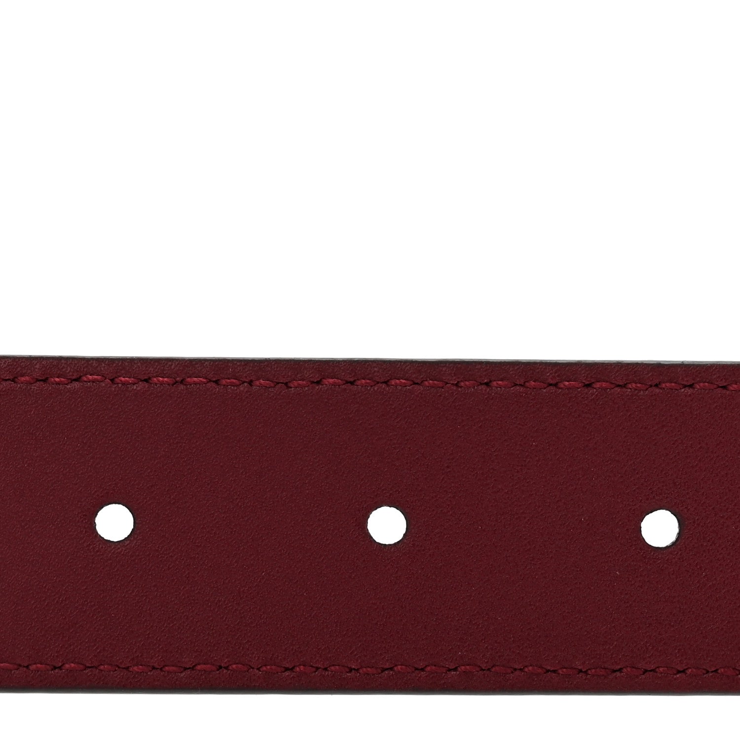 Gucci Plutone Calfskin Interlocking G 30mm Belt 100 40 Rosso Ancora 4 of 7