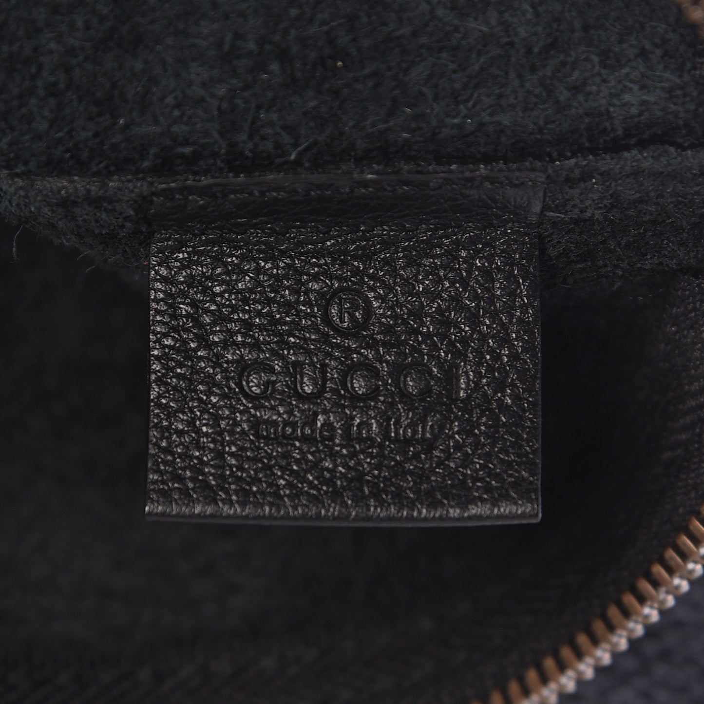 Pebbled Calfskin Large Logo Portfolio Clutch Black