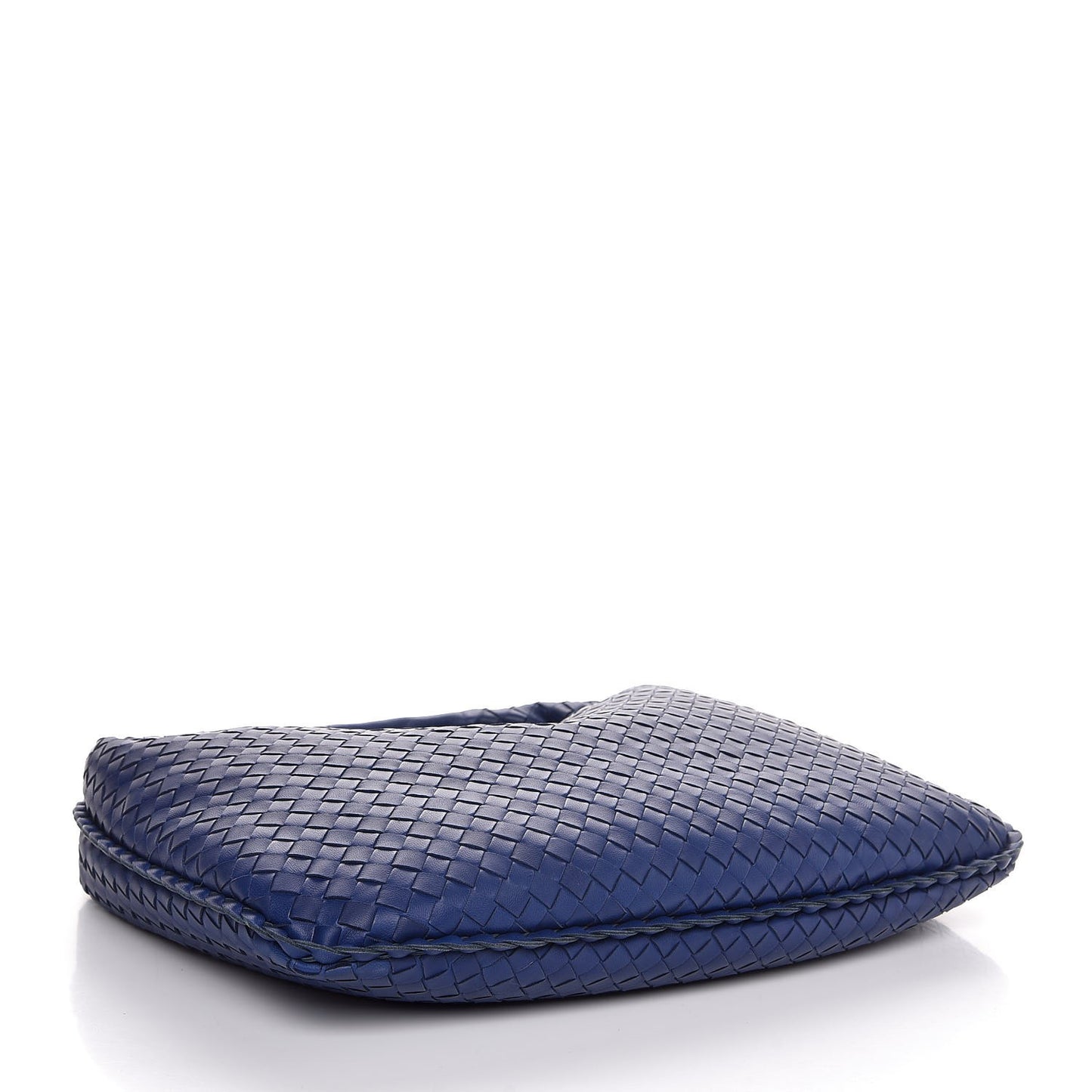 Nappa Intrecciato Medium Veneta Hobo Sapphire