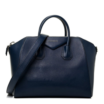 Givenchy Sugar Goatskin Medium Antigona Navy 1 of 10