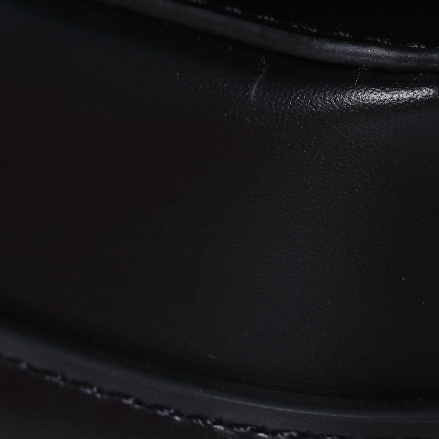 Calfskin ID Shoulder Bag Black