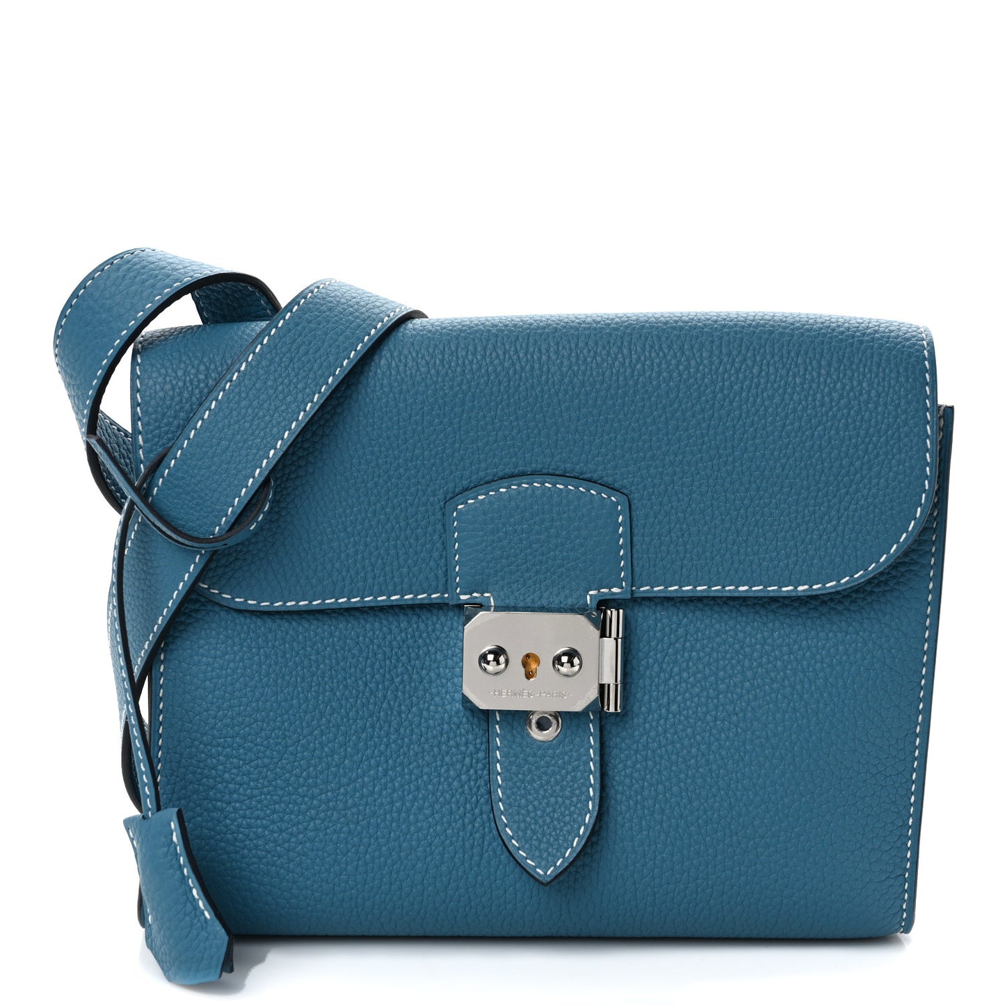 Togo Sac A Depeches 21 Messenger Bag New Blue Jean