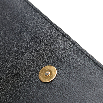 Saint Laurent Calfskin Monogram Large Belle De Jour Clutch Black 7 of 7