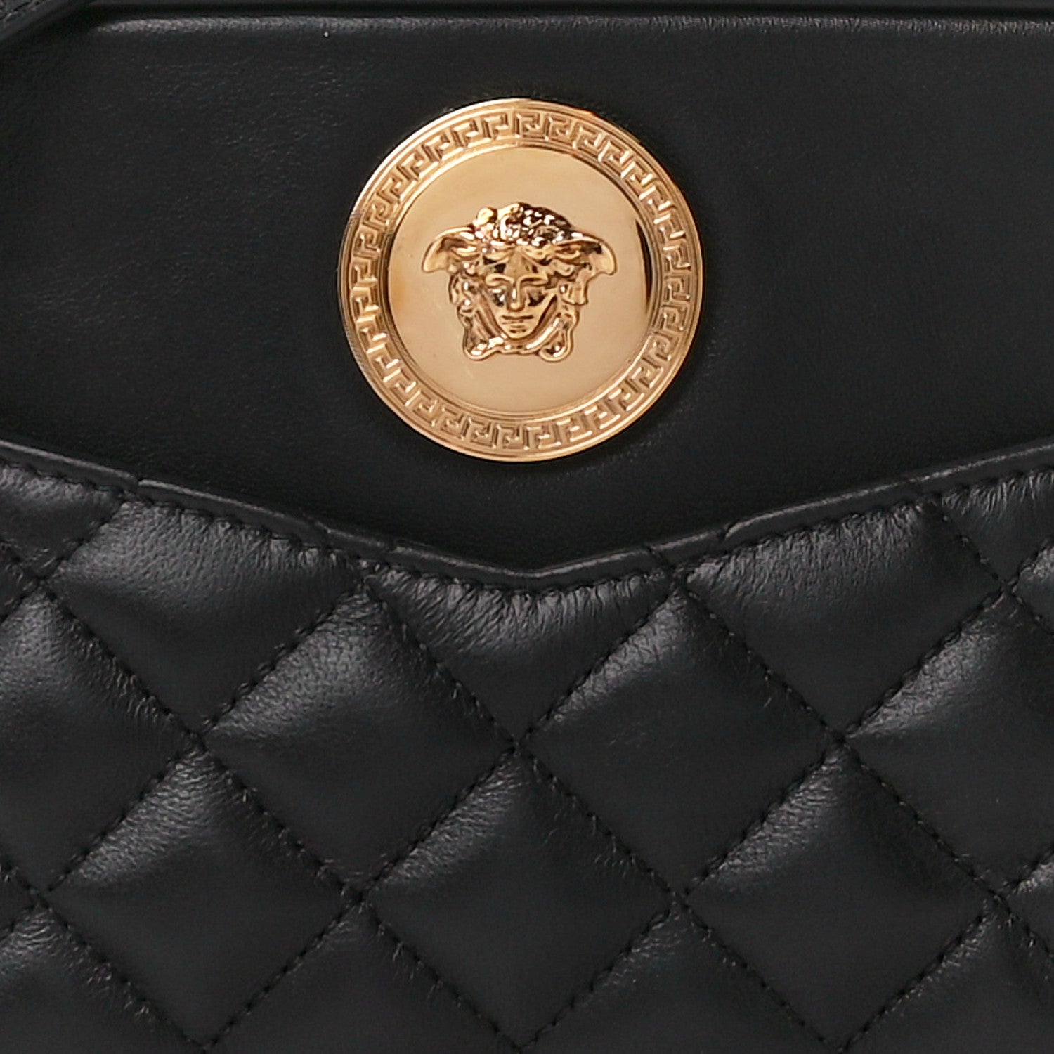 Versace Nappa Quilted Medium Medusa Camera Bag Black 8 of 10