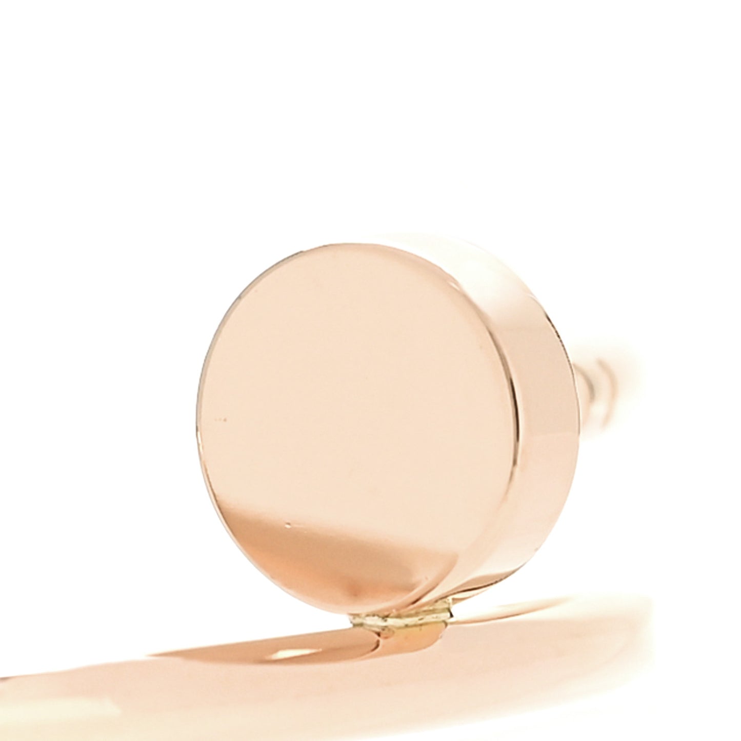 18K Pink Gold Large Juste Un Clou Hoop Earrings