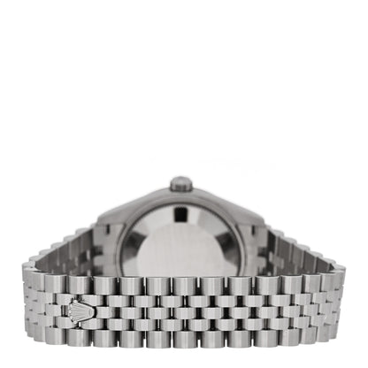 Rolex Stainless Steel 18K White Gold Diamond 31mm Oyster Perpetual Datejust Watch Silver 278274 3 of 5