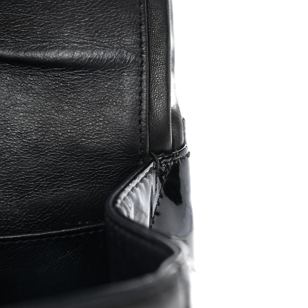 Chanel Patent Quilted Jumbo Double Flap Black 10 of 13