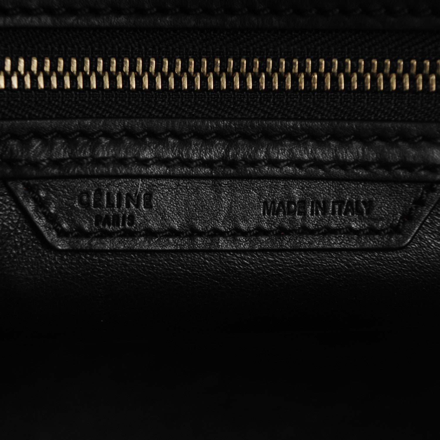 Celine Smooth Calfskin Micro Luggage Black 7 of 9