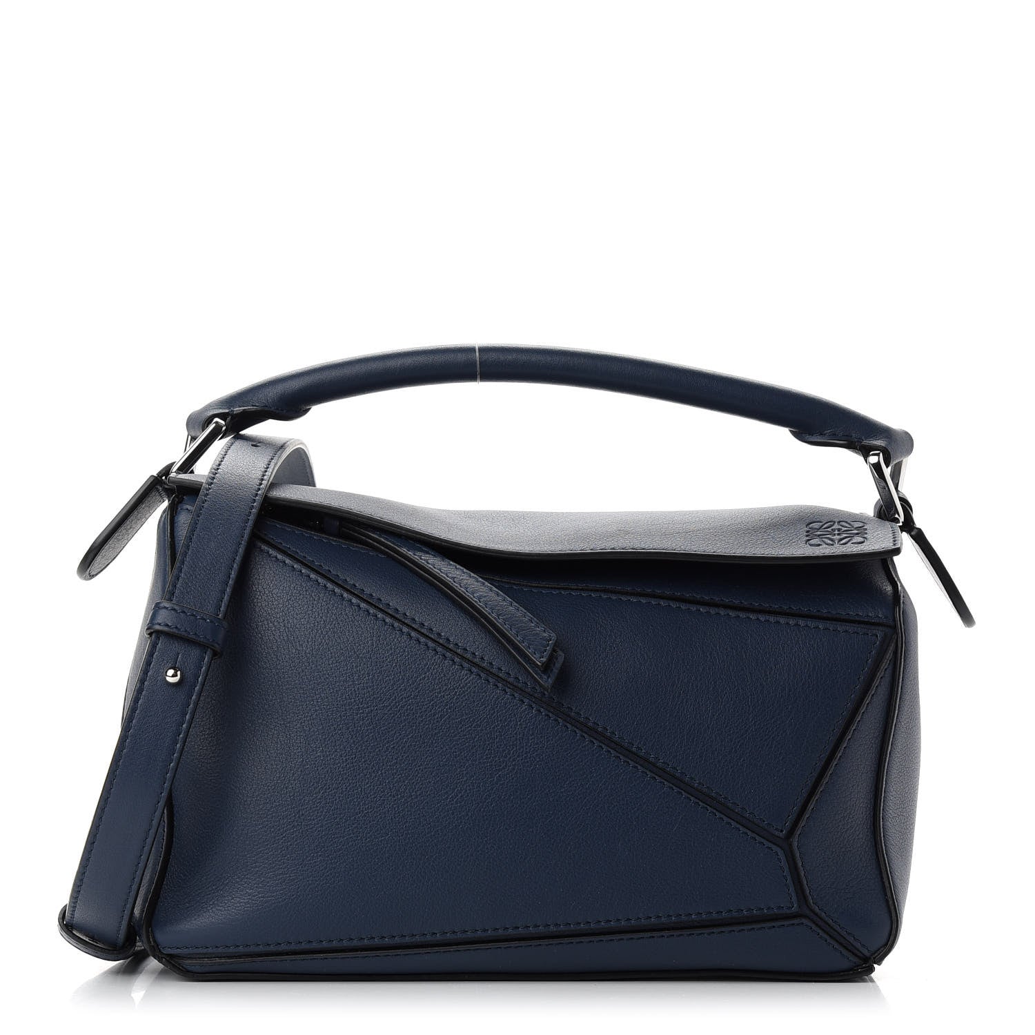 Loewe Calfskin Small Puzzle Bag Marine 1 of 9