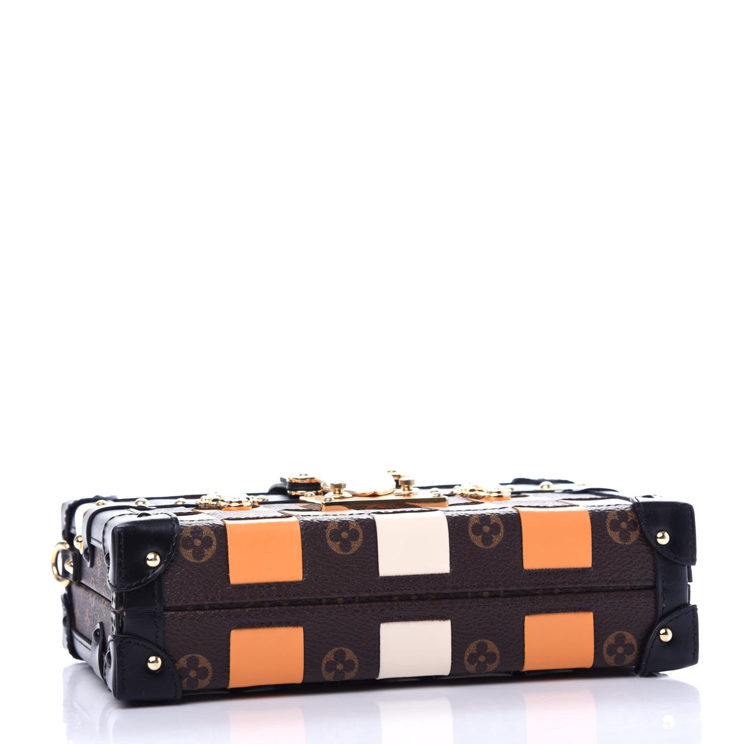 Monogram Tressage Petite Malle Beige White Orange