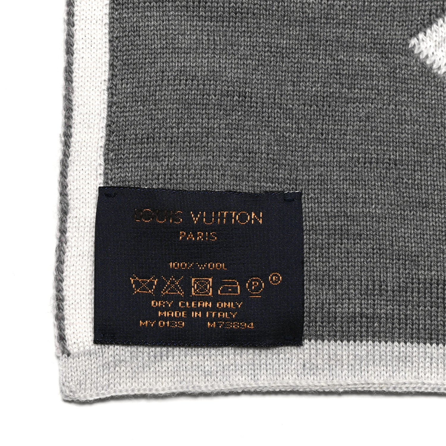 Louis Vuitton Wool Cashmere Giant Pop Monogram Scarf Rose 4 of 4