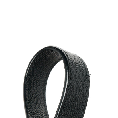 Saint Laurent Grain De Poudre Textured Mixed Matelasse Triquilt Medium Monogram Satchel Black 11 of 12