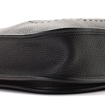 Hermes Taurillon Clemence Evelyne III PM Black 8 of 10