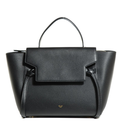 Celine Drummed Calfskin Small Belt Bag Black 1 of 9