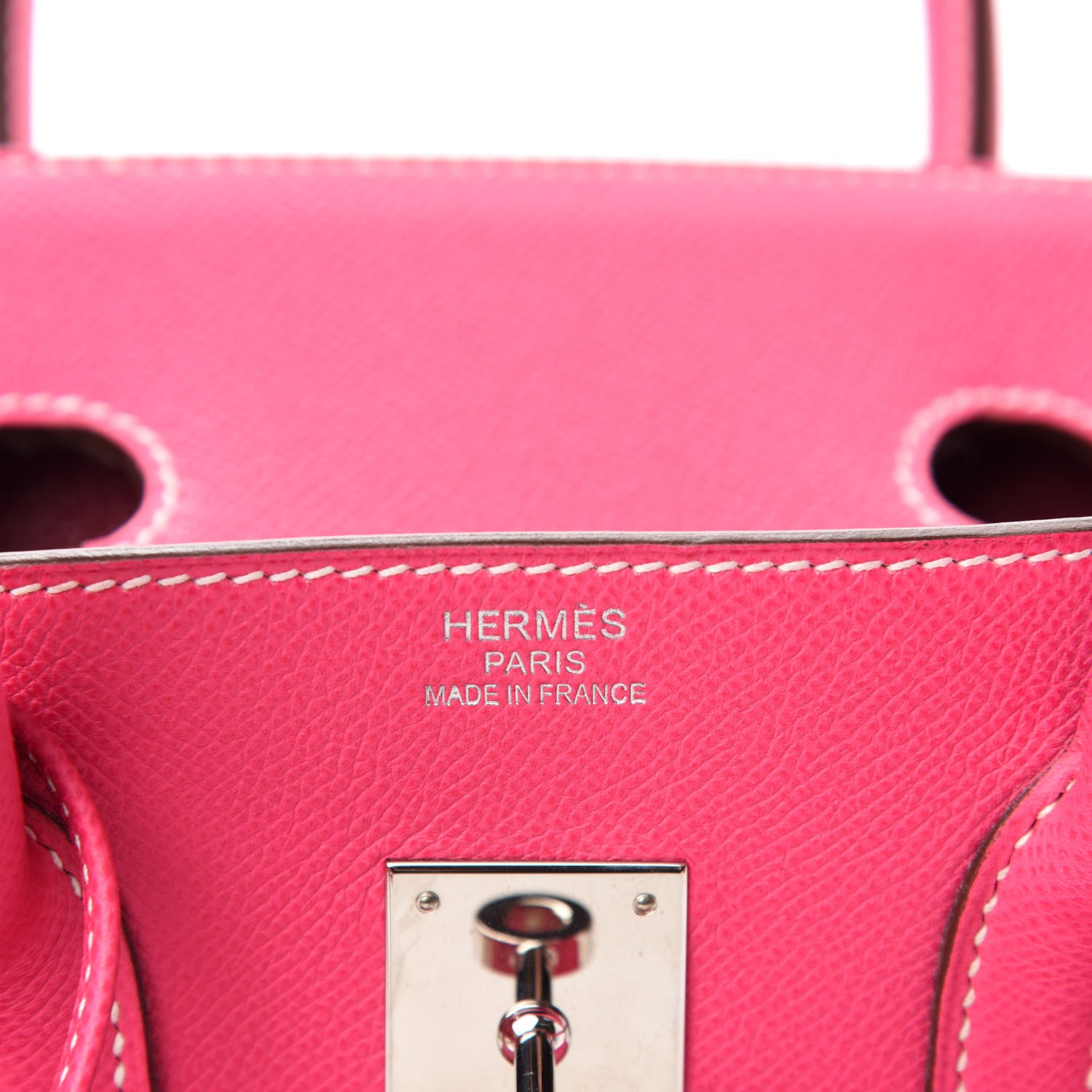 Hermes Epsom Candy Birkin 35 Rose Tyrien Rubis 10 of 12