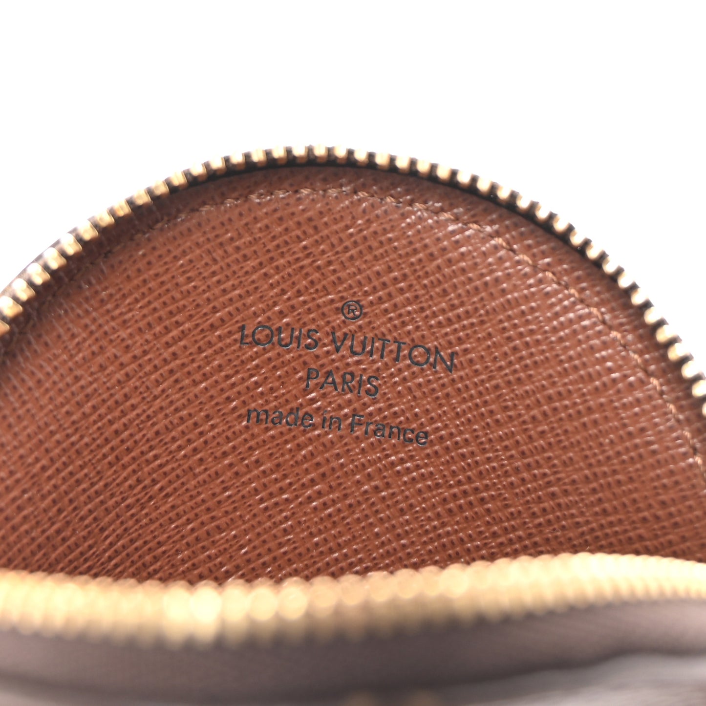 Monogram Round Coin Purse