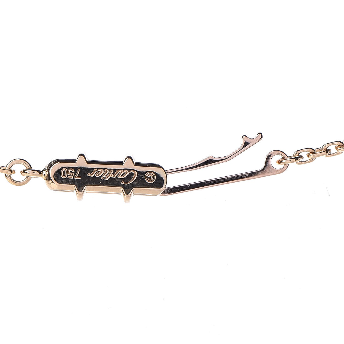 18K Pink Gold Medium Hearts and Symbols Necklace