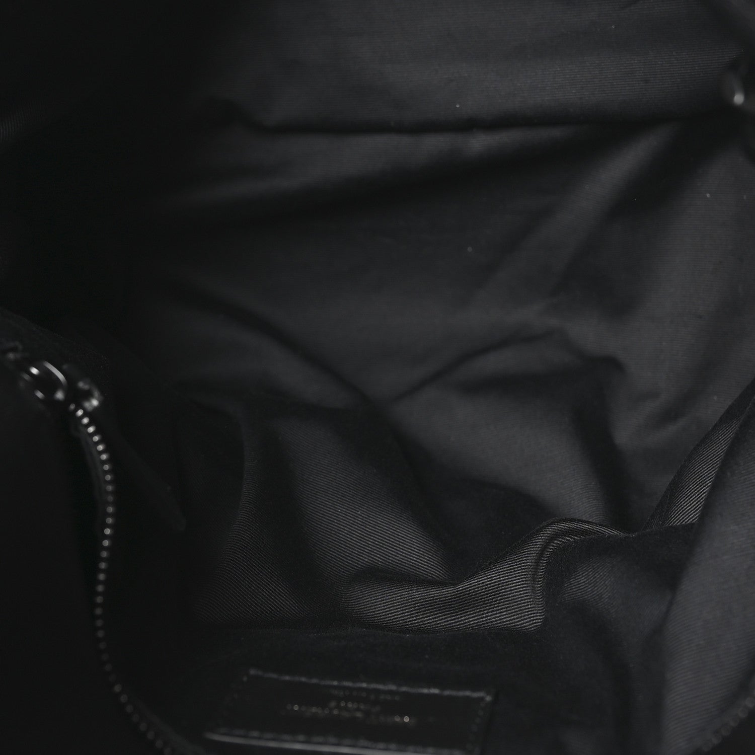 Saint Laurent Lambskin Quilted Monogram Monochrome Medium Loulou Puffer Chain Satchel Black 5 of 10