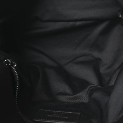 Saint Laurent Lambskin Quilted Monogram Monochrome Medium Loulou Puffer Chain Satchel Black 5 of 10