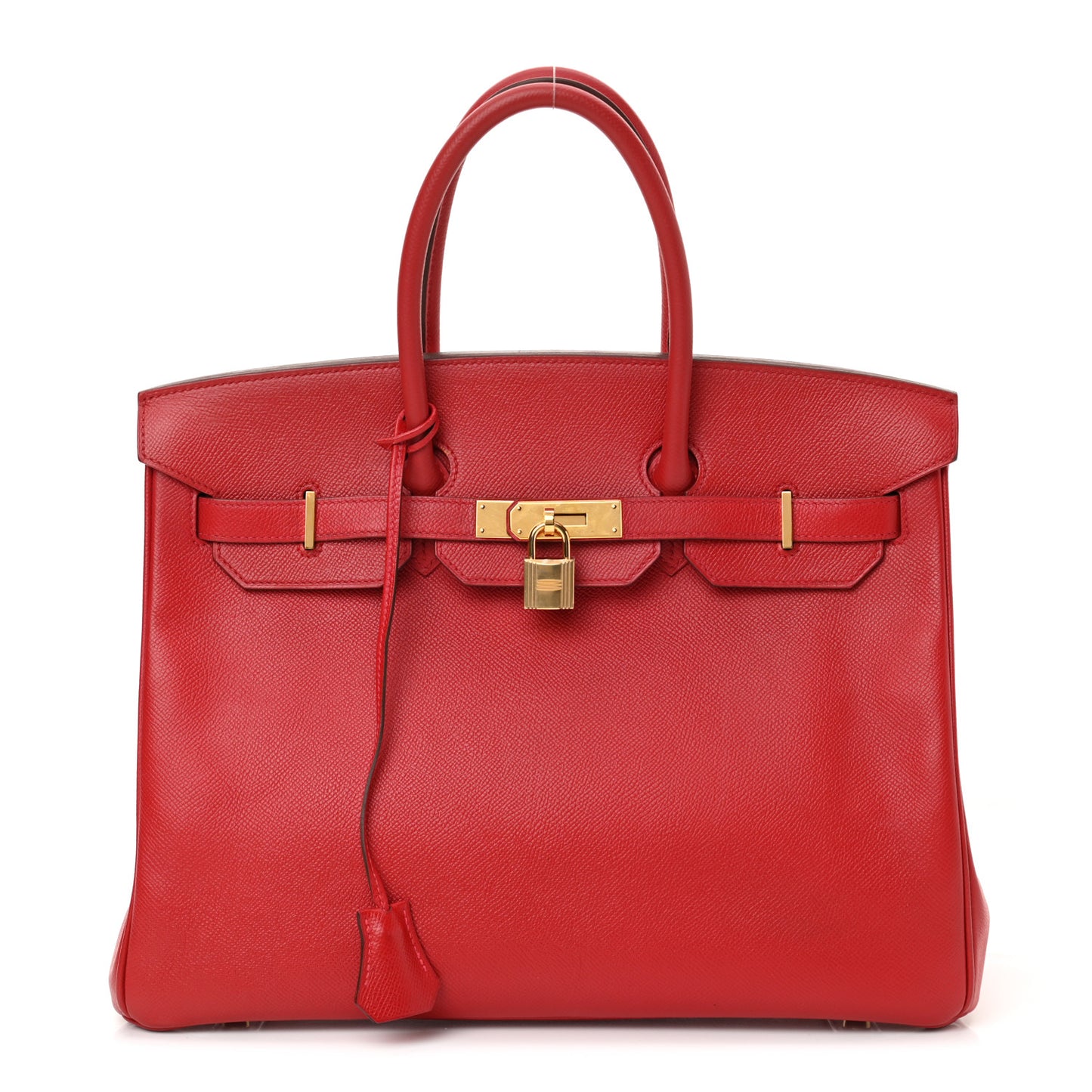 Epsom Birkin 35 Rouge Casaque