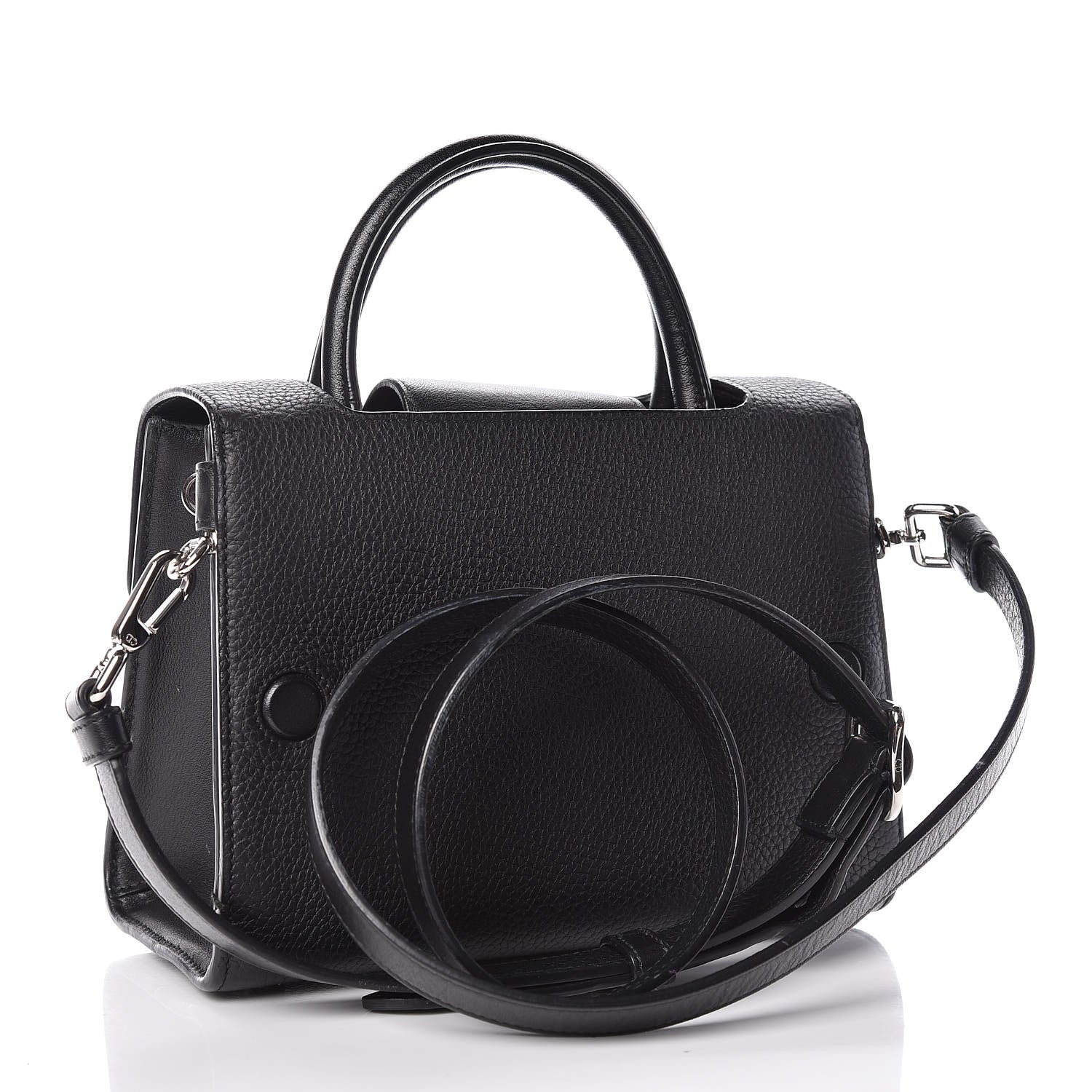 Christian Dior Grained Calfskin Mini Diorever Flap Black 3 of 13