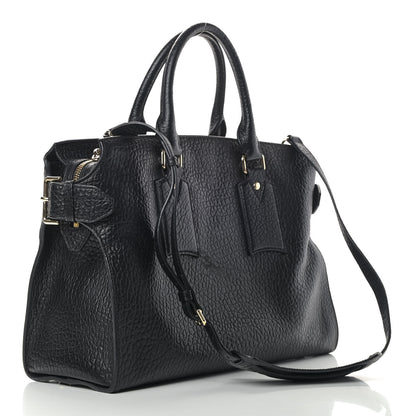 Burberry Heritage Grain Calfskin Large Clarborough Tote Black 2 of 10