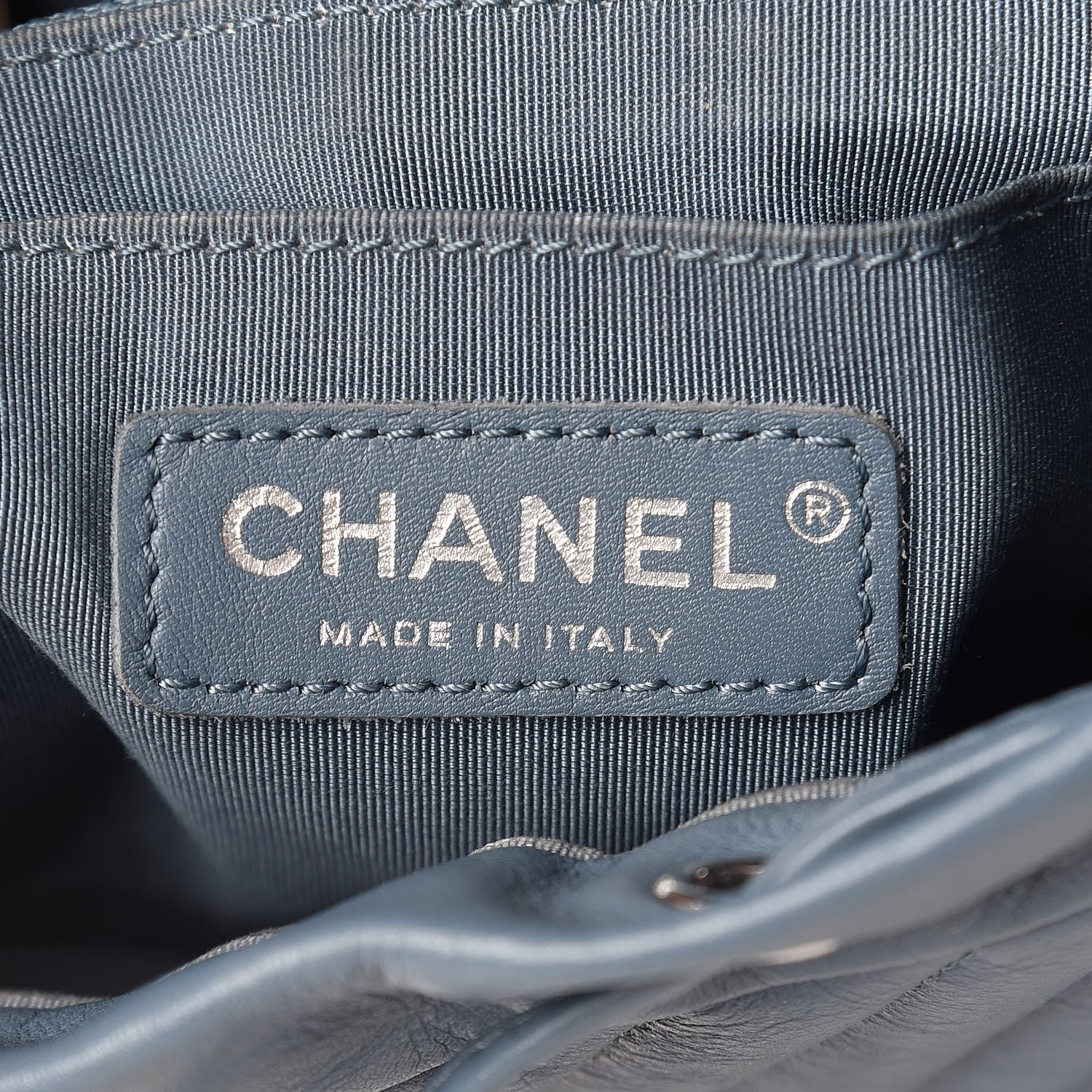 Chanel Calfskin Chevron Quilted Small Urban Spirit Backpack Light Blue 6 of 17