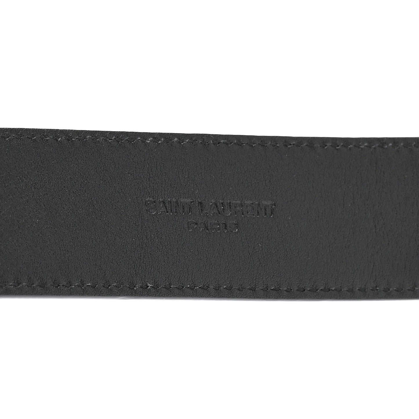 Lacquered Calfskin La 66 Buckle Belt 85 34 Black