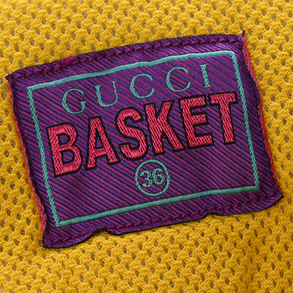 Gucci Demetra Womens Basket High Top Sneakers 36 Great White Shine Purple 8 of 11