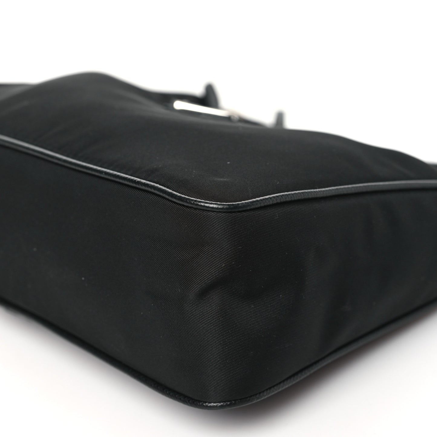 Tessuto Nylon Saffiano Mini Re-Edition 2005 Bag Black