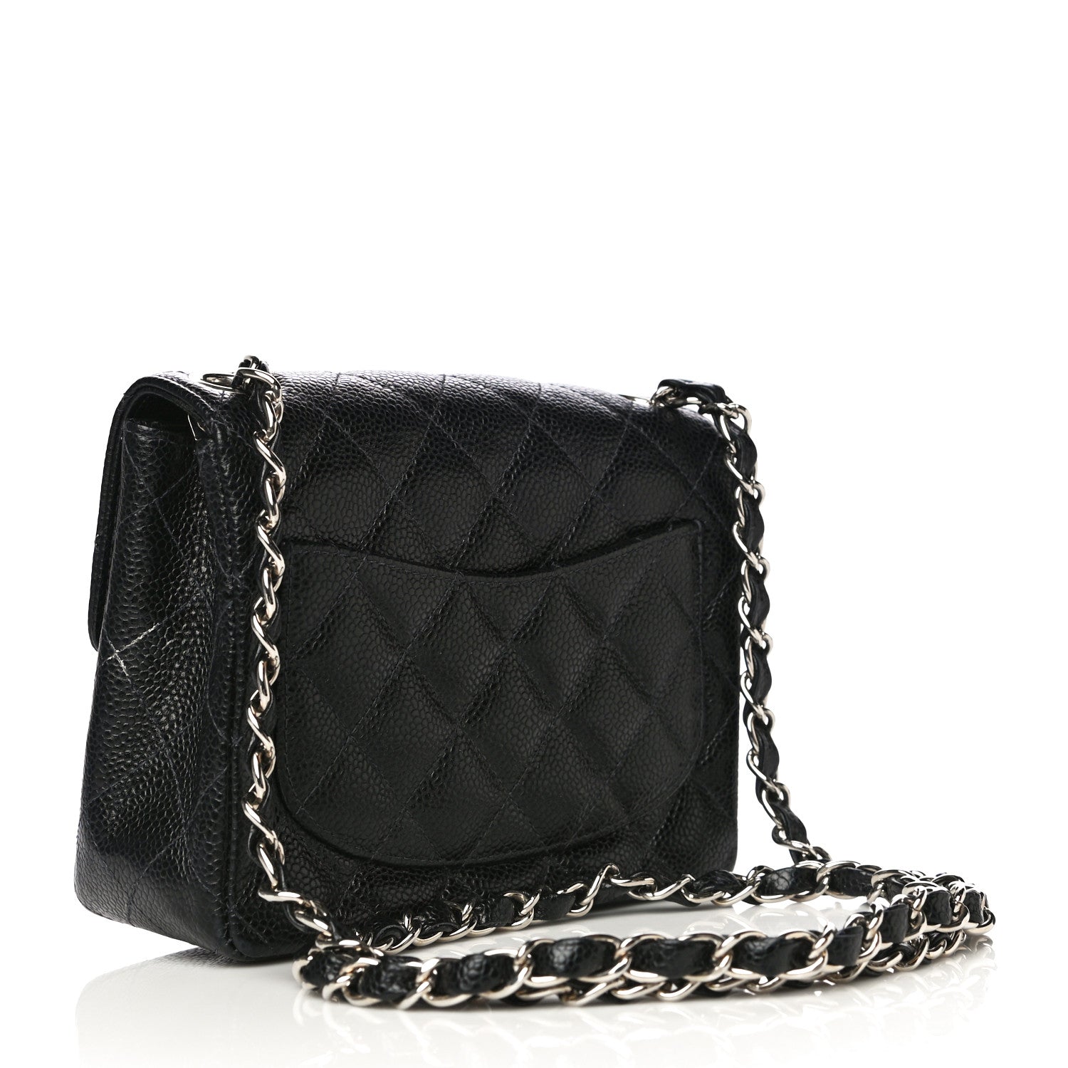 Chanel Caviar Quilted Mini Square Flap Black 3 of 12