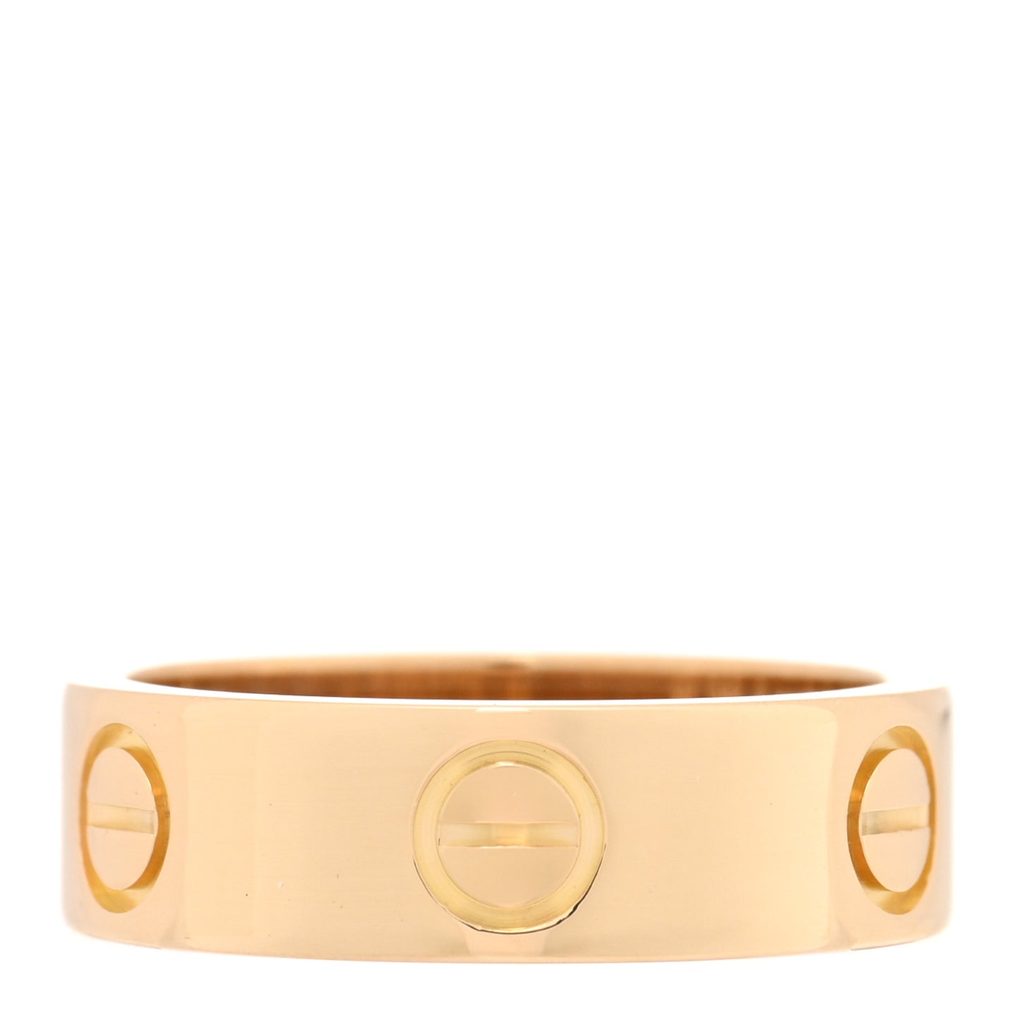 18K Yellow Gold 5.5mm LOVE Ring 50 5.5